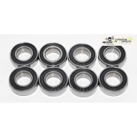 Roulements 8x16x5 flasqués plastique ( 8 ) - m118C