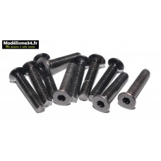 Vis CHC M3x14 têtes fraisées  ( 10pcs ) : m1421N