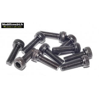Vis CHC M2,5x14 têtes cylindriques ( 10pcs ) : m1548N