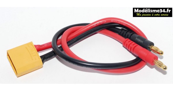 Câble Allume-Cigare Vers XT90 1M AFERIY - Recharge Solaire Générateurs Portables