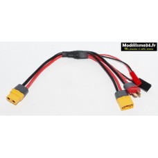 Cable de charge multi fonctions XT60 4 prises : m1045