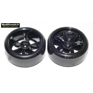 Jantes et pneus 1/10 drift : m3102