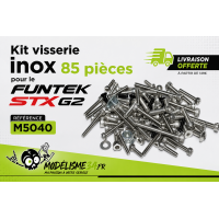 Kit visserie amélioré inox pour le Funtek STX G2 ( 85 pièces ) : m5040