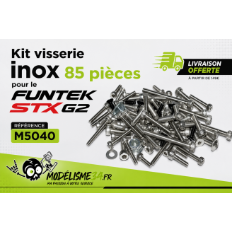 Kit visserie amélioré inox pour le Funtek STX G2 ( 85 pièces ) : m5040