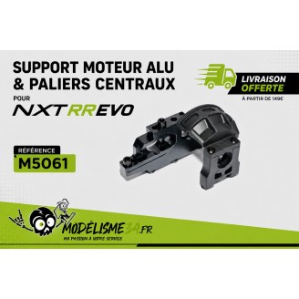 Hobbytech Support moteur alu, paliers centraux et visserie NXT RR Evo - m5061 Hobbytech Support moteur alu, paliers centraux et visserie NXT RR Evo - m5061