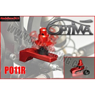 Support de carrosserie arrère OPTIMA sur silent-bloc Rouge - PO11R