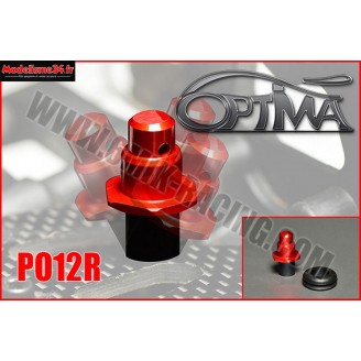 Support de carrosserie avant OPTIMA sur silent-bloc Rouge - PO12R
