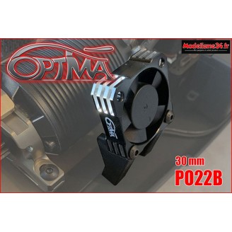 Ventilateur moteur universel 30mm (noir avec support) : PO22B