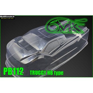 Carrosserie Truggy Hot Bodies 8T - 6mik : PB112