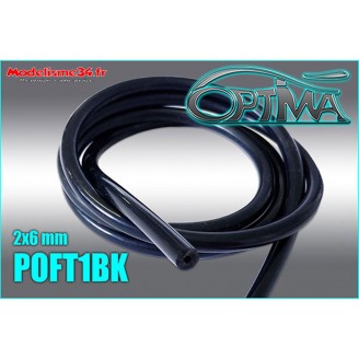 Durite essence Optima 2x6 black (le mètre) : POFT1BK