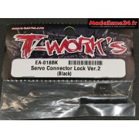 T-Work's Fixation sécurisée pour prise de servos : TEA018BK