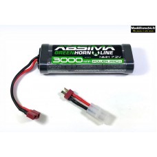 Absima Batterie NIMH 7.2V 3000mAh Dean : 4100010