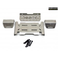 Absima Kit de protection de châssis en aluminium pour CR4.4 : 1231231