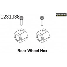 Absima Roue arrière Hex CR4.4 (2) : 1231088
