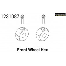Absima Roue avant Hex CR4.4 (2) : 1231087