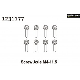 Absima Screw Pin M4*11.5 (8) : 1231177