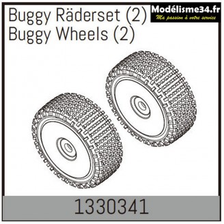 Absima Buggy roues (2)  : 1330341