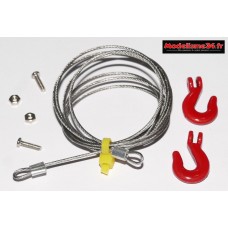Cable de remorquage avec crochets : m846