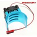 Radiateur bleu avec ventilateur pour moteur type 540 / 550 / 3650 : m1135
