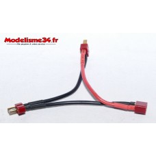 Cable adaptateur Y deans montage 2x2S : m1015
