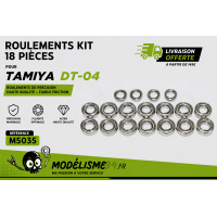 Roulements kit 18 pièces pour Tamiya DT-04 : m5035