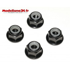 Nylstop épaulés alu M4 noir - m156