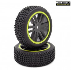 Funtek Roues complètes avants Funtek SBX (x2) Jaune : FTK-21106 