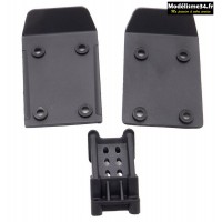 Funtek  Protection de chassis avant arrière + support aileron Funtek SBX : FTK-21123 
