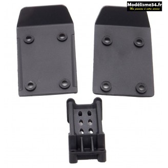 Funtek  Protection de chassis avant arrière + support aileron Funtek SBX : FTK-21123 