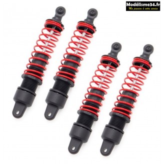 Funtek Kit amortisseurs complet origine Rouge Funtek SBX (x4) : FTK-21131 