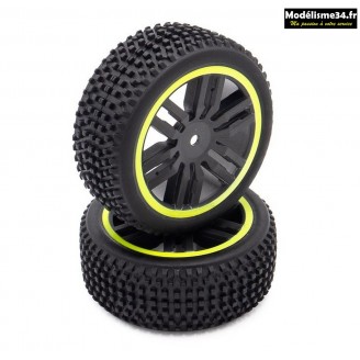 Funtek Roues complètes arrières Funtek SBX (x2) Jaune : FTK-21114 