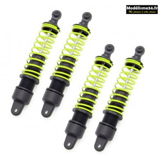 Funtek Kit amortisseurs complet origine Jaune Funtek SBX (x4) : FTK-21144  
