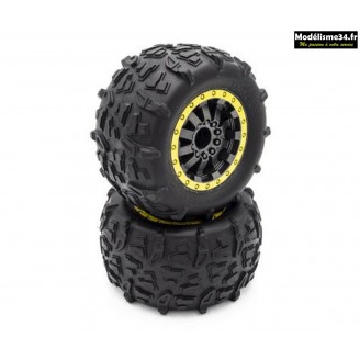 Funtek Roues complètes type Jaune Funtek STX (x2) : FTK-21002