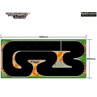 Turbo Racing  Piste XXL pour Turbo Racing Micro Rally (80x180 cm)  : TB-760178