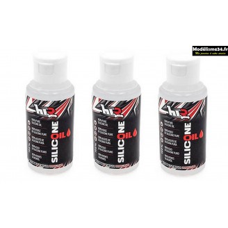 Lot d'huiles silicone Hobbytech différentiels pour les TT 1/8 nitro et brushless : m1391H