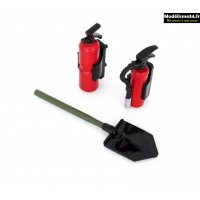 Hobbytech Set pelle et Extincteur plastique - HT-SU1801045  