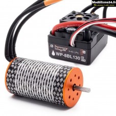  COMBO BRUSHLESS 1/8 130Amp WP + Moteur 4P 4274 2250KV : KN-COMBO-N2