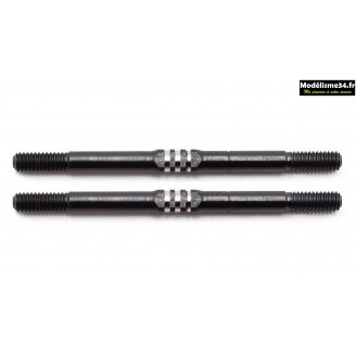 HobbyTech Pas inversé Titanium M4x60 (2pcs) : HTR-1950460 