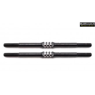 HobbyTech Pas inversé Titanium M3x60 (2pcs) : HTR-1950360