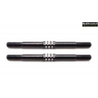 HobbyTech Pas inversé Titanium M4x55 (2pcs) : HTR-1950455