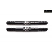HobbyTech Pas inversé Titanium M4x45 (2pcs) : HTR-1950445