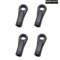 Hobbytech Chapes de direction 4mm pour boules 6,8 mm  : STRX-335