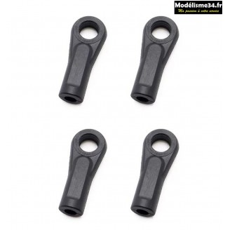 Hobbytech Chapes de direction 4mm pour boules 6,8 mm  : STRX-335
