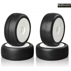  Pneus TZO 402- collé sur jante Blanche - SOFT - sachet de 4 : TZ402S-W 