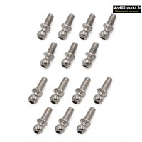 HobbyTech Set complet de boules de chape Xmid : MID-022