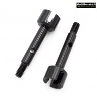 HobbyTech Axe de roue arrière Xmid (x2) : MID-041