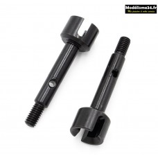 HobbyTech Axe de roue arrière Xmid (x2) : MID-041