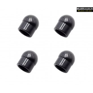 HobbyTech Boule de cales arrières alumium pour Xmid (x2) : MID-OP10