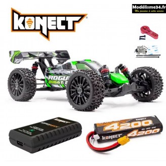 Hobbytech Rogue Buggy 2.0 1/8ème Brushless Vert version PACK : 1.ROGB.V2-01-PACK