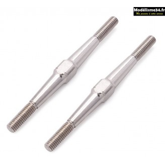 Hobbytech Pas inversé arrière 4x62.50mm Rogue 2.0 (2pcs) : ROG-100